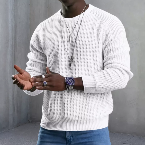 ✨The 2026 collection with 50% off 🎁JMIERR Men’s crew-neck jumpers – soft, relaxed jumpers, classic long-sleeved jumpers with ribbed hems