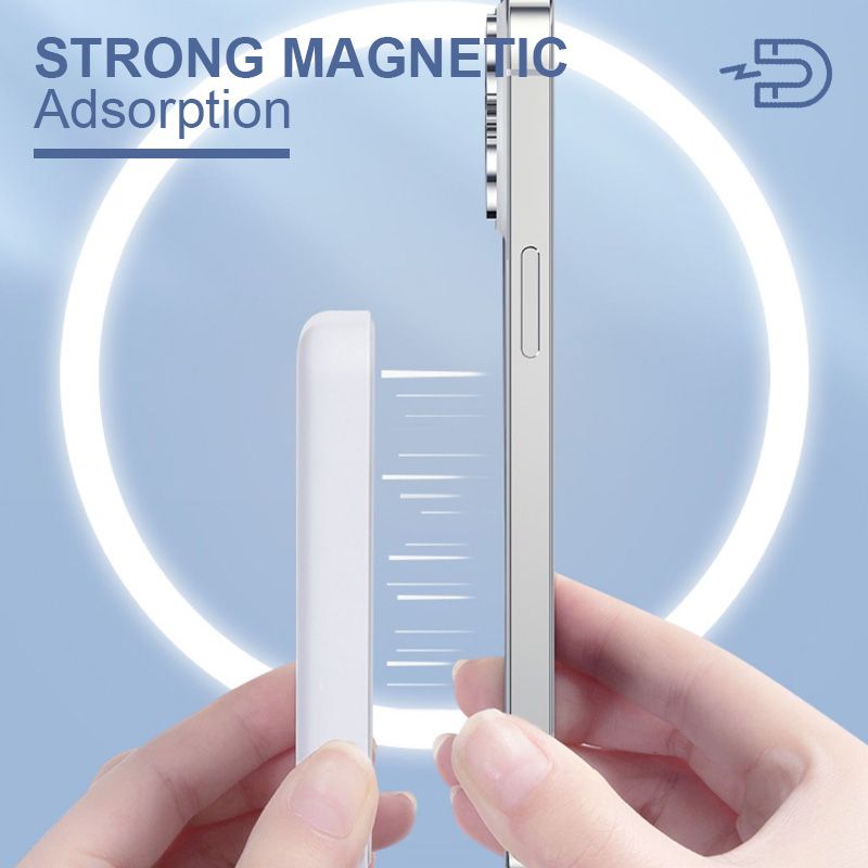 🔋 50% OFF NOW! ⚡ Fast Charge Portable Wireless Magnetic Power Bank – 15W Fast Charging, Strong Magnetic Adsorption & High Capacity 📱