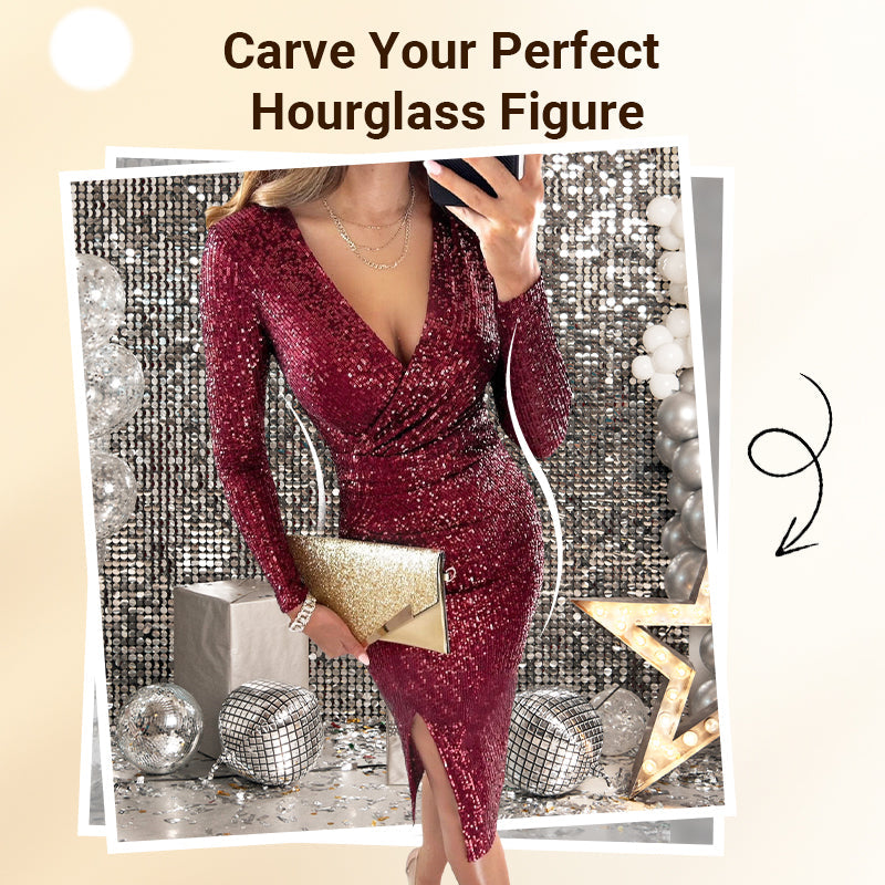 🎅🎄Christmas Hot Sales 50% OFF🔥✨New Arrival✨Sexy Sequin Body-con Dress