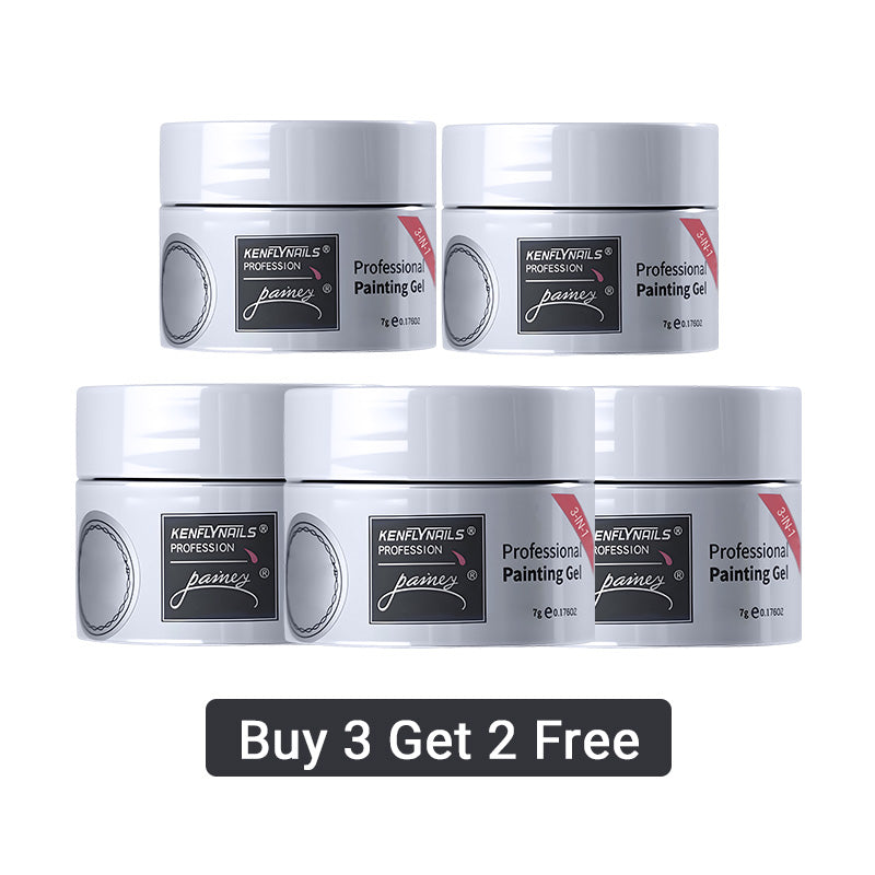 🎉Compra 3 e leva 5 gratis💅Base de uñas en gel multiusos 3 en 1 con alta transparencia
