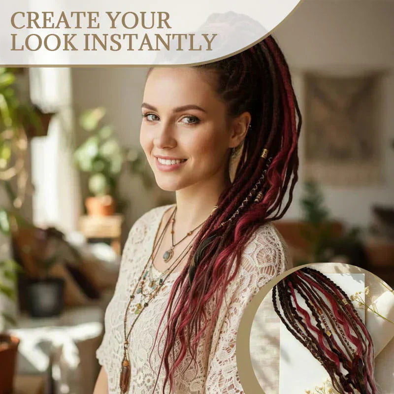 🔈🔈30% OFF💁🏽‍♀️✨Bohemian Structured Ponytail | Instant Dreadlock Hair Extension