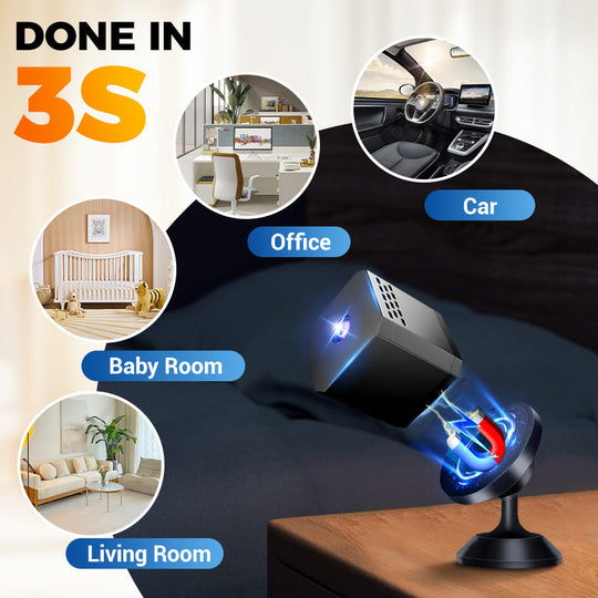📹 30% OFF NOW! 🌙 Mini Smart HD Security Camera – Night Vision, Motion Detection & Two-Way Audio 🔒