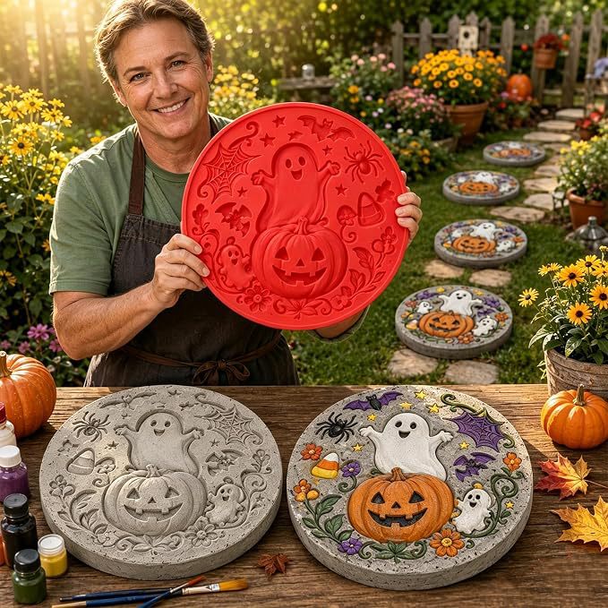 💥 LAST DAY 49% OFF - 🐦Garden Art Stepping Stone Mold 🌺Reusable Garden Art Mold – Make Your Garden Truly One of a Kind (📦Buy 2 Free Shipping)