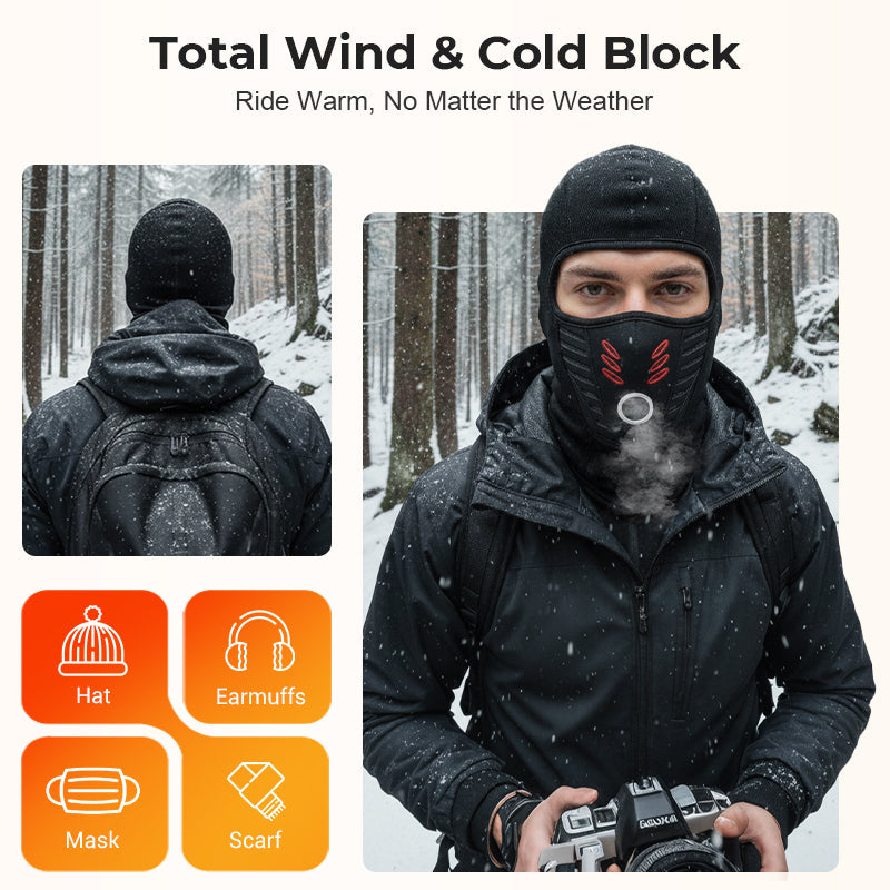 🚴Everyday Commute, Windproof Neck Protection – Unisex Winter Full Face Mask ✨