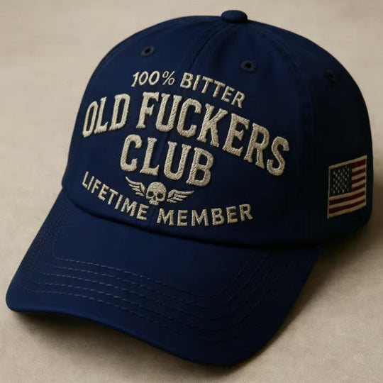 Vintage Distressed "Old Club" Lifetime Member Cap