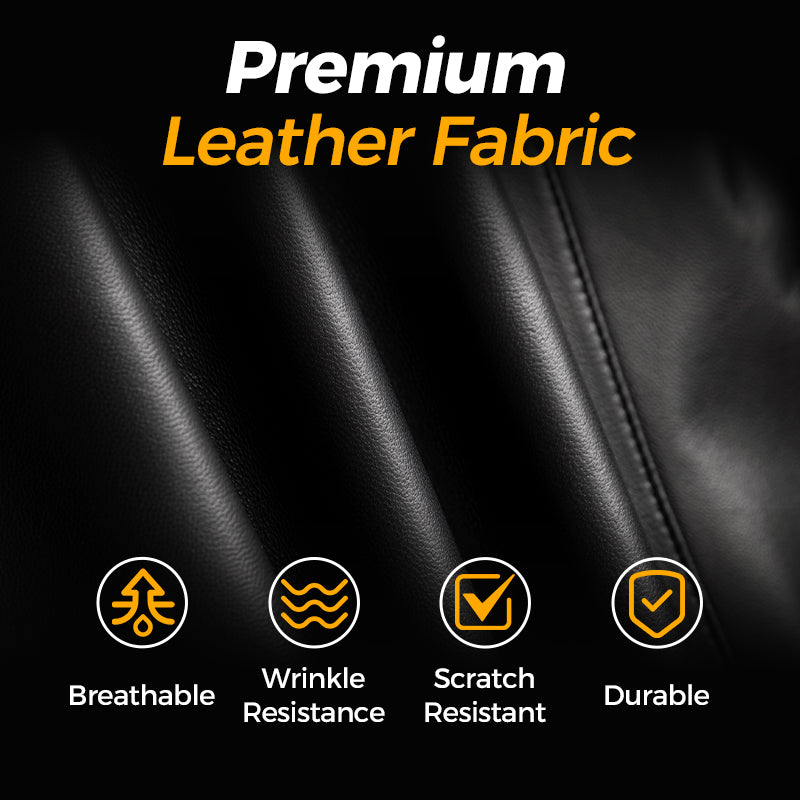 💥Chaqueta de coiro Fliwos® Tough Vibe para home: deseño axustado, ferraxes retro para motociclistas & Looks informais