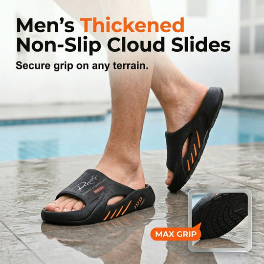 🎁2026 New Arrivals 50% OFF💥Non-Slip Thick Sole Cloud Slides for Men