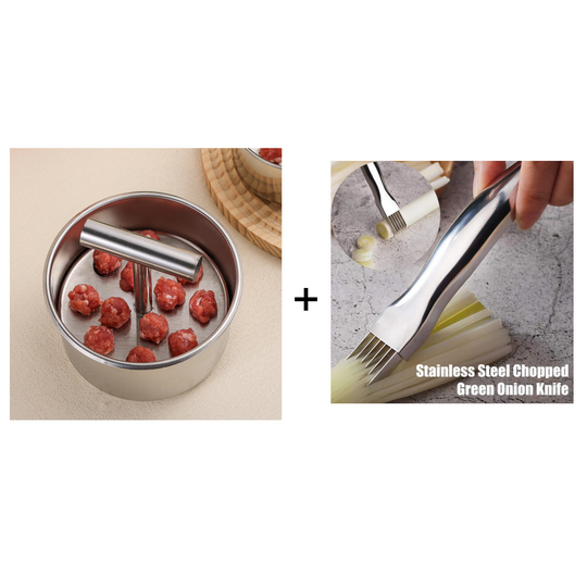 🥳2026 HOT SALE🥳💞50K+ SOLD! 🍲✨ 30% OFF! Stainless Steel Meatball Mould – 304 stainless steel, rust-resistant & long-lasting. 6 or 12 holes – perfectly uniform meatballs every time! 🥩💪