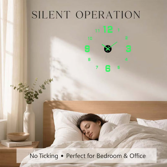 🎁Time-Sensitive Exclusive Deal!🔥 Modern 3D Digital Wall Clock – Silent Acrylic Luminous Wall Decor, Night Glow Easy-Read Time Display, Stylish Home Decoration & Gift