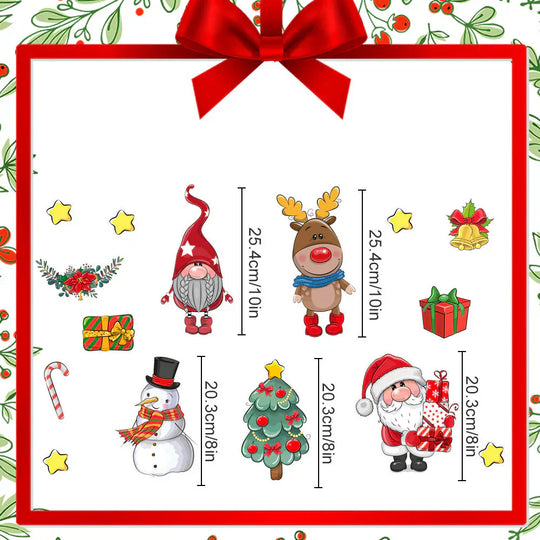 🎁Kerstuitverkoop 50% korting🎅 Magnetische sticker met kerstthema🎄Leuk, feestelijk & Gezinsvriendelijk!