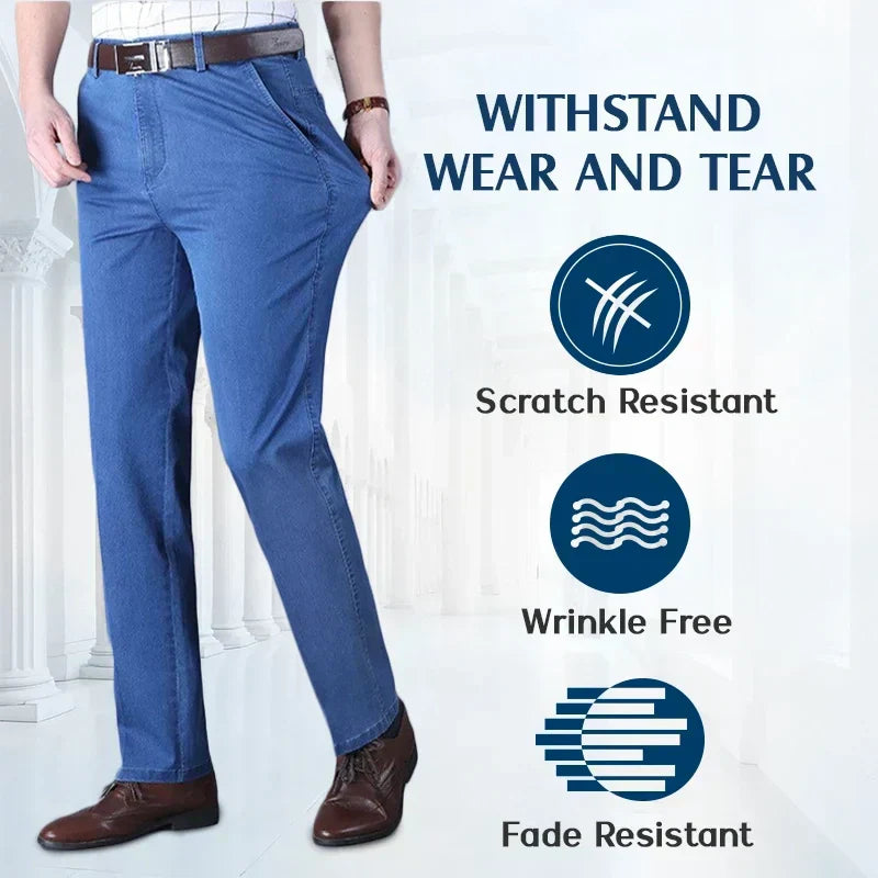 🔥Hot Sale - 49% OFF🔥Men’s High Waist Straight Fit Jeans