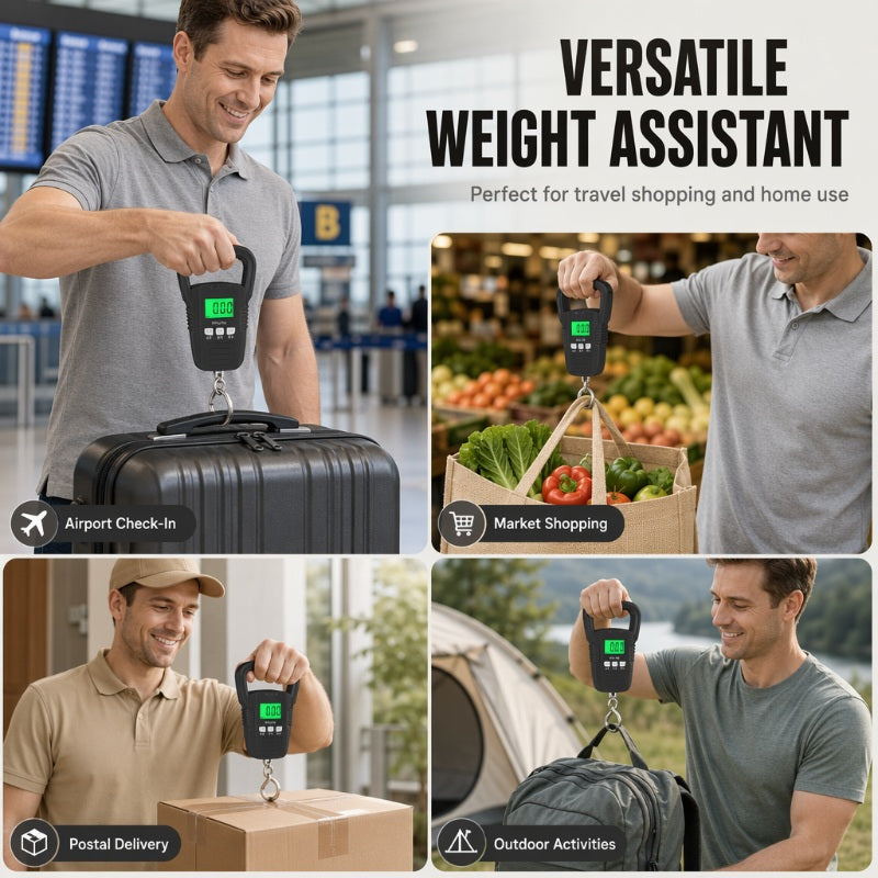 📢📢50% OFF !! ⏰Kolzp Digital Handheld Luggage Scale