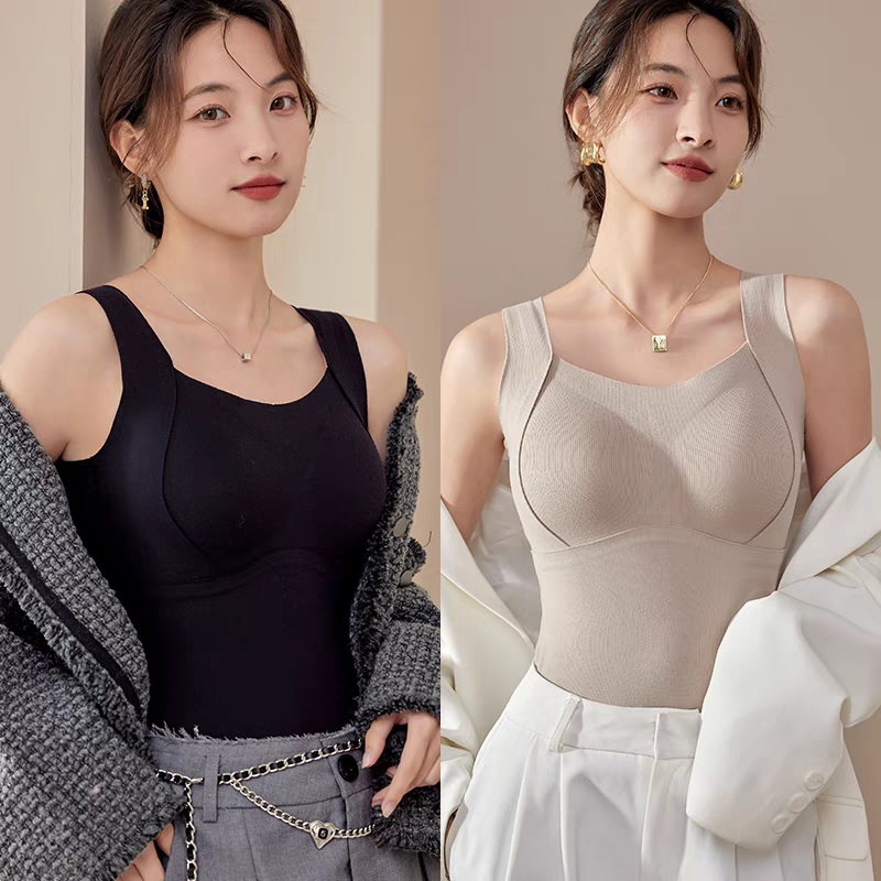 💃2025New 50%OFF✨Thickened Warm Tank Top with Lined Bra