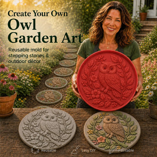 💥 LAST DAY 49% OFF - 🐦Garden Art Stepping Stone Mold 🌺Reusable Garden Art Mold – Make Your Garden Truly One of a Kind (📦Buy 2 Free Shipping)