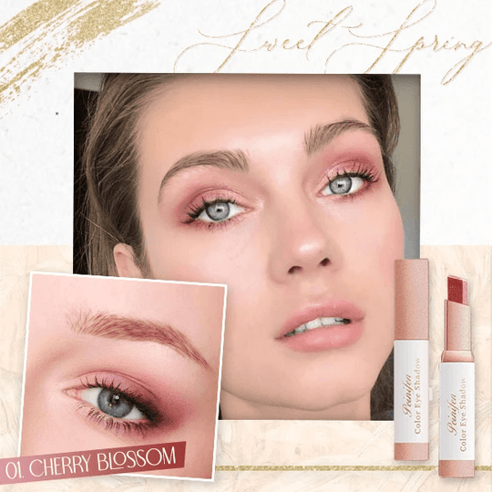 💖Compra 1 e leva 1 gratis💖 Barra de sombras de ollos con brillo e degradado