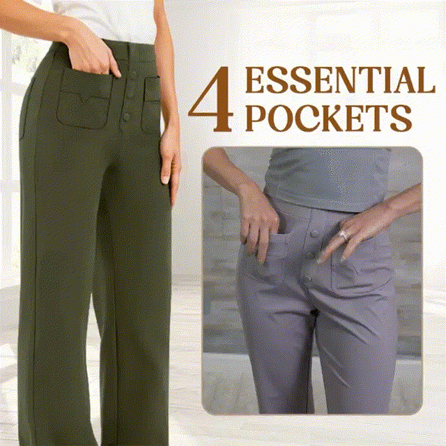 💖LAST DAY SALE 50% OFF💖2026 Women's New Type Casual High Waist Stretch Pants