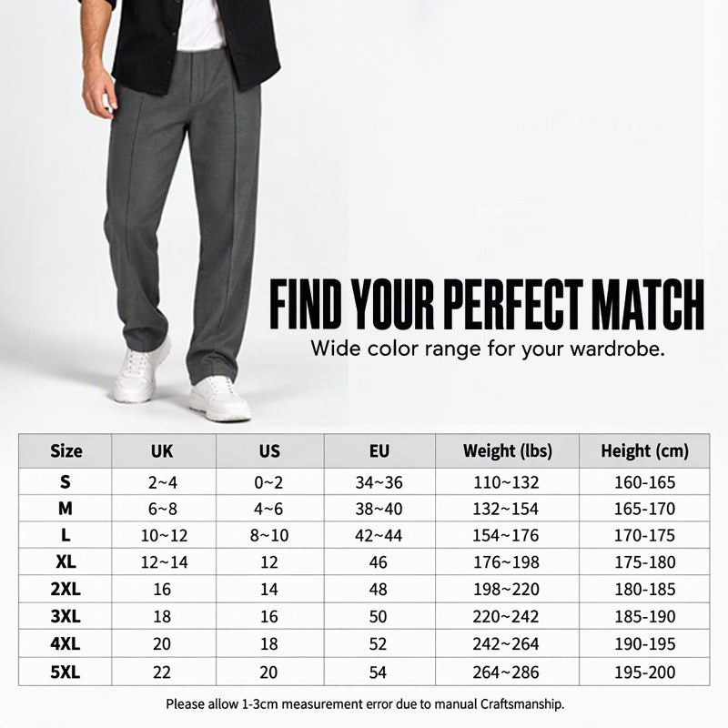 🏷️ Easy Fit, Everyday Style | Men's Drawstring Straight-Leg Pants
