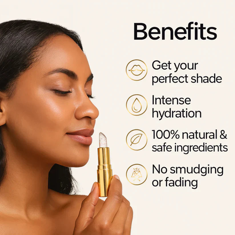 🏆BUY 1 GET 1 FREE!🎁- ✨Transferproof Color-Changing Lipstick💄CrystalClear Color Alchemy 💋 Auto-Tints on Contact!