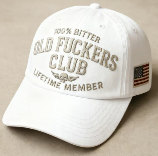Vintage Distressed "Old Club" Lifetime Member Cap