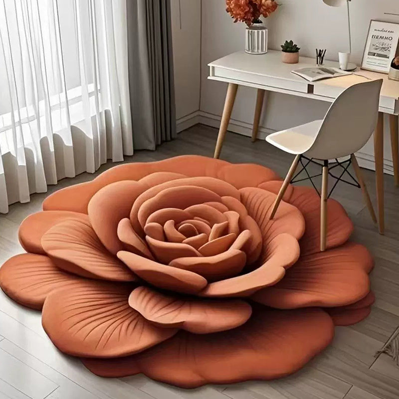 Floral Plush & Diatomaceous Earth Floor Mat