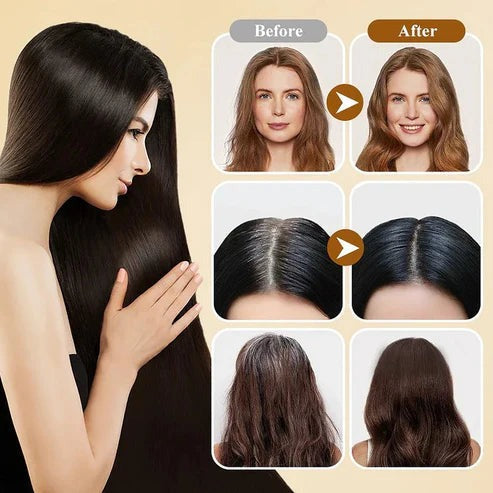 Sommarerbjudande 50 % RABATT✨Japanskt långvarigt naturligt hårfärgsschampo🔥GRATIS hårfärgningsverktyg🎁