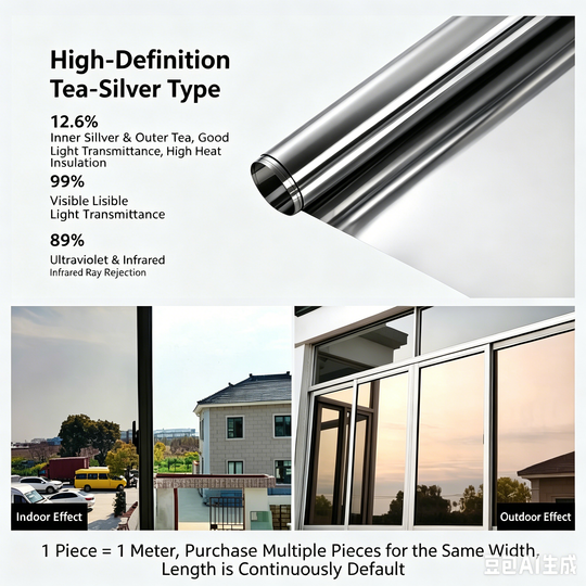 🎁Time-Sensitive Exclusive Deal! 🔥 Heat-Insulating Privacy Film – UV Protection, Easy Application & Perfect for Home & Office 🏠
