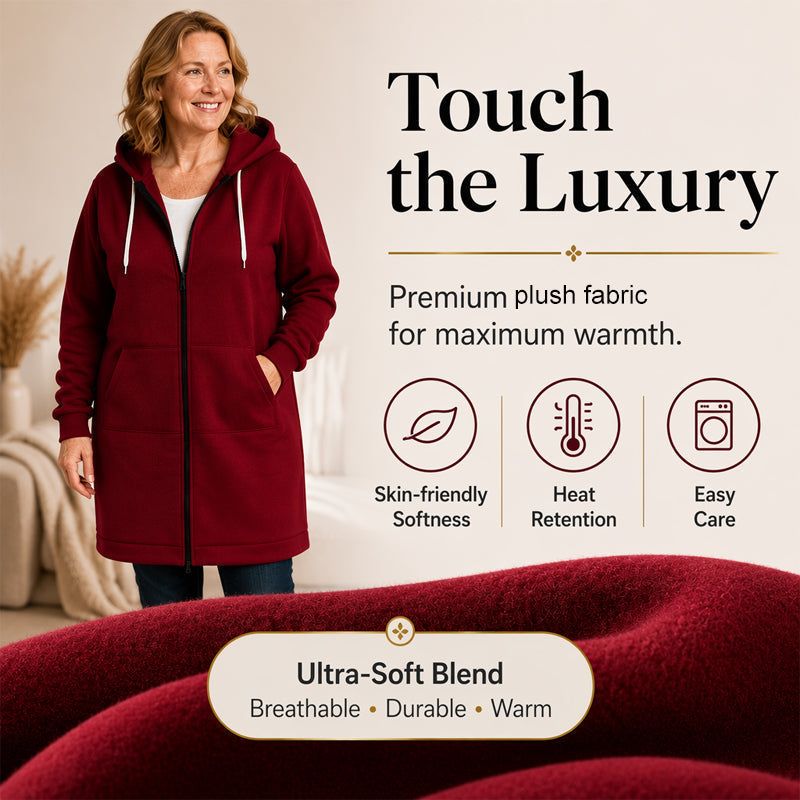 ⏰This week's Hot Sales - 50% Off🍂 Women's Casual Zip-Up Hoodie Jacket – Autumn Lightweight Everyday Coat 🧥✨