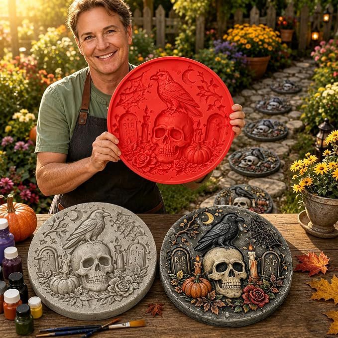 💥 LAST DAY 49% OFF - 🐦Garden Art Stepping Stone Mold 🌺Reusable Garden Art Mold – Make Your Garden Truly One of a Kind (📦Buy 2 Free Shipping)