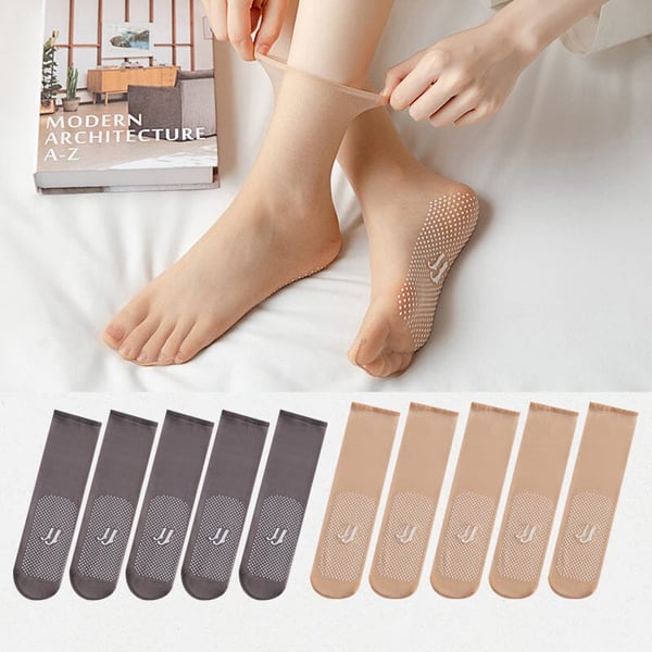 🎁Invisible Slip-resistant Crystal Silk Socks