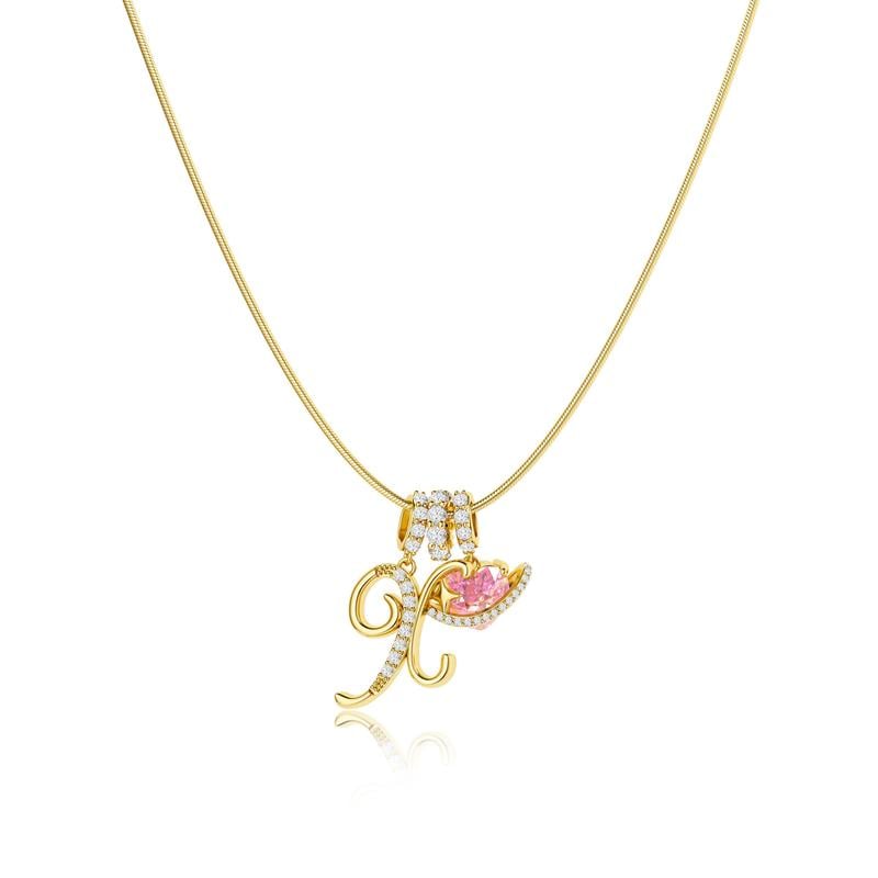 💖Last Day Huge Discount✨3-Layering Initial A-Z Letter Pendant Necklaces🎀