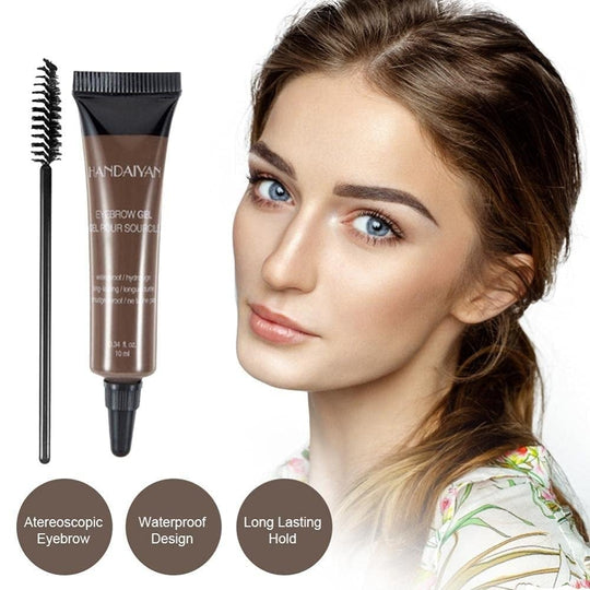 💕Long-lasting Waterproof Smudge-proof Liquid Eyebrow Gel/Tint(With Free Brush)