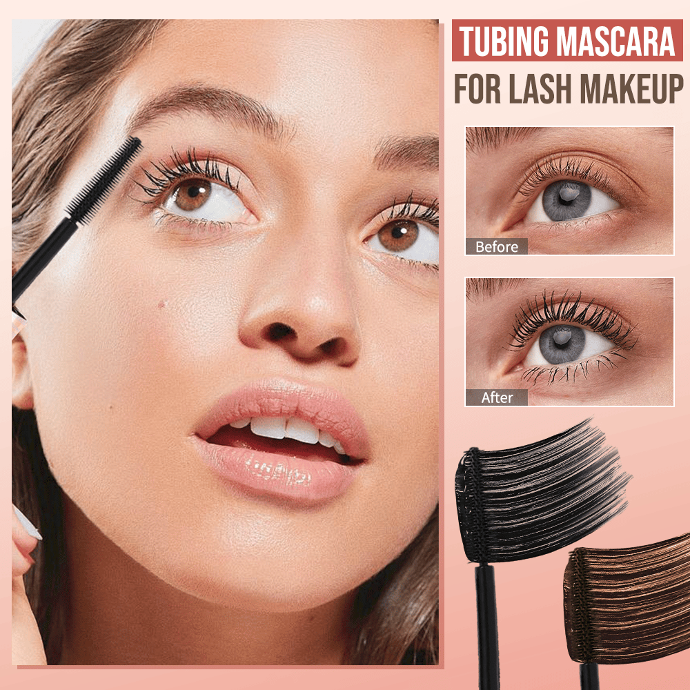 ✨Máscara de pestañas Tubing negra &  Dúo marrón para maquillaje de pestañas