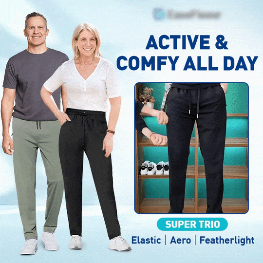 📢⏰Stretch Breathable Straight-Leg Casual Athletic Pants
