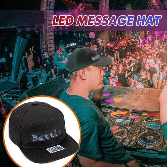 🔥50% discount while supplies last!🎉LED message hat
