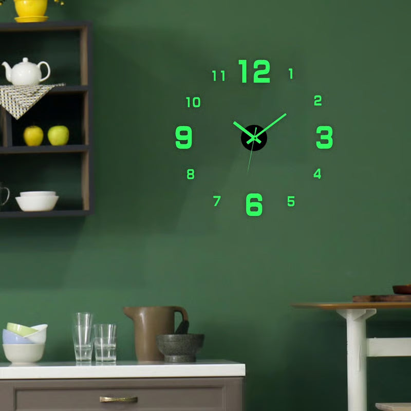 🎁Time-Sensitive Exclusive Deal!🔥 Modern 3D Digital Wall Clock – Silent Acrylic Luminous Wall Decor, Night Glow Easy-Read Time Display, Stylish Home Decoration & Gift