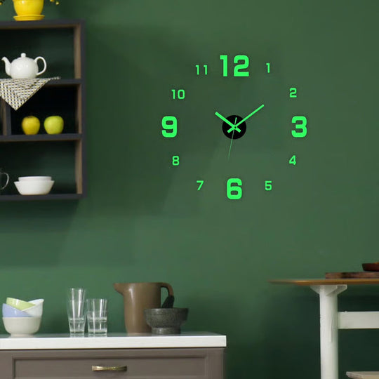 🎁Time-Sensitive Exclusive Deal!🔥 Modern 3D Digital Wall Clock – Silent Acrylic Luminous Wall Decor, Night Glow Easy-Read Time Display, Stylish Home Decoration & Gift