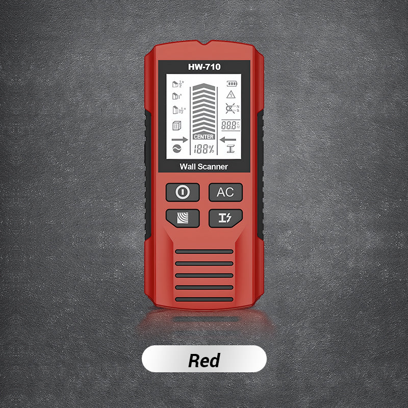 6-in-1 Multifunctional Handheld High-definition LCD Display Wall Metal Detector