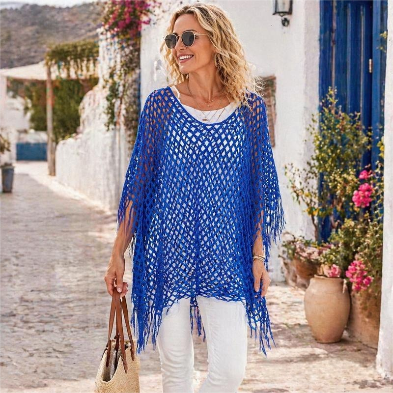 🏆 Last Day 30% OFF💐Summer Metallic Crochet Cover-Up – Lightweight, Flowy & Effortlessly Stylish summer outfit