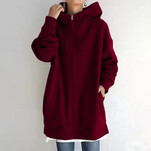 49% OFF🌷Women's Autumn/Winter Zipper Hooded Sweater