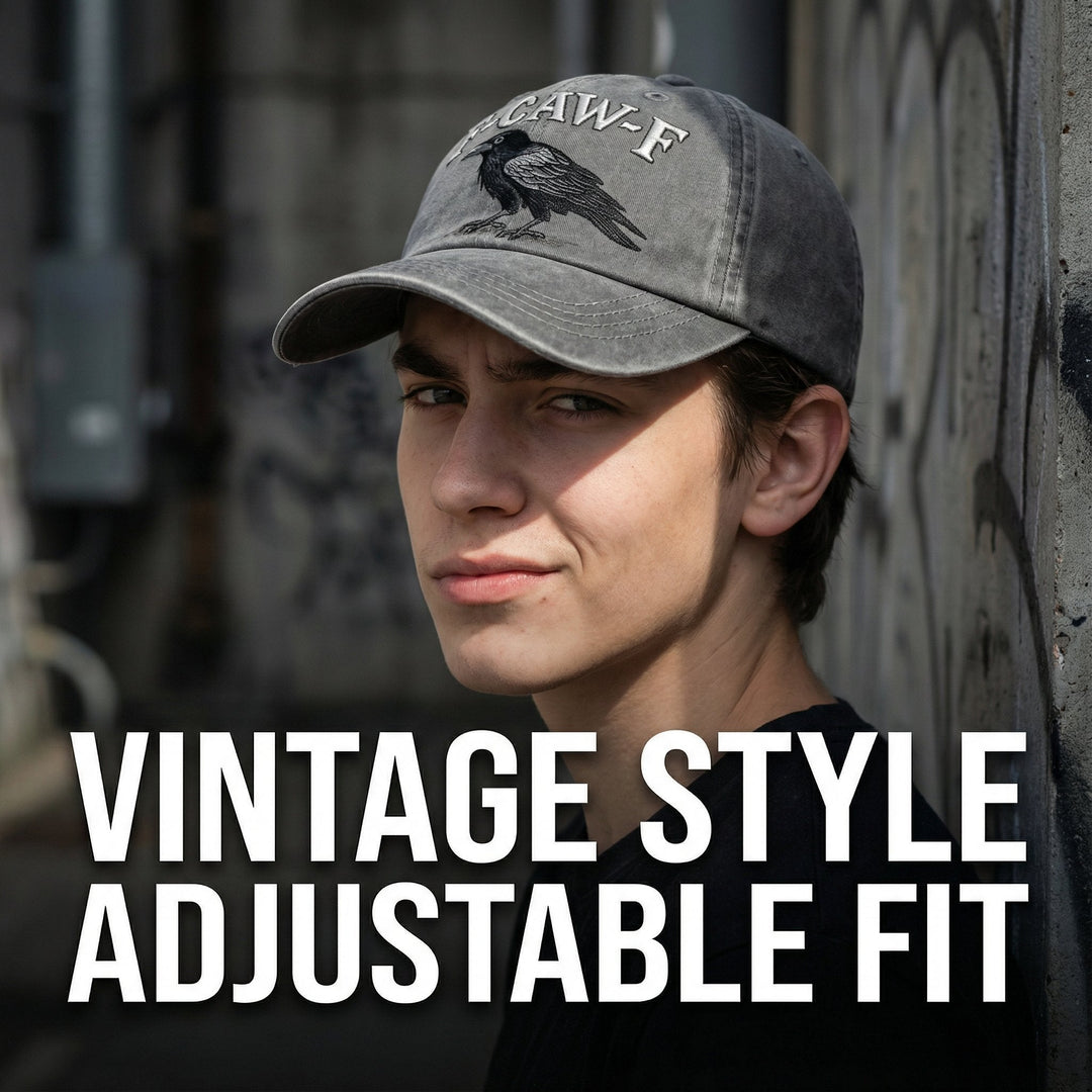 🔥New Arrivals Exclusive Sale🔥Adjustable Vintage F-CAW-F Crow Hat
