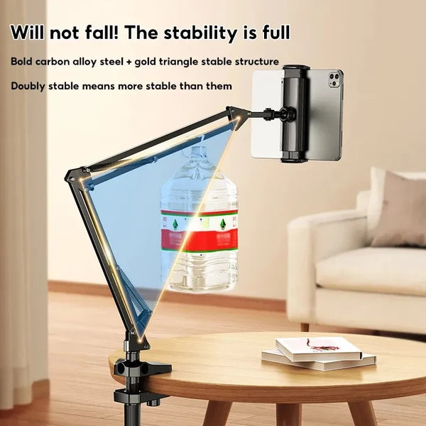🔖 LIMITED-TIME 50% OFF! ⚡ Hidden Bedside Retractable Phone & Tablet Holder🛏️