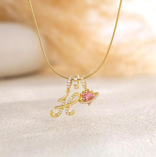 💖Last Day Huge Discount✨3-Layering Initial A-Z Letter Pendant Necklaces🎀