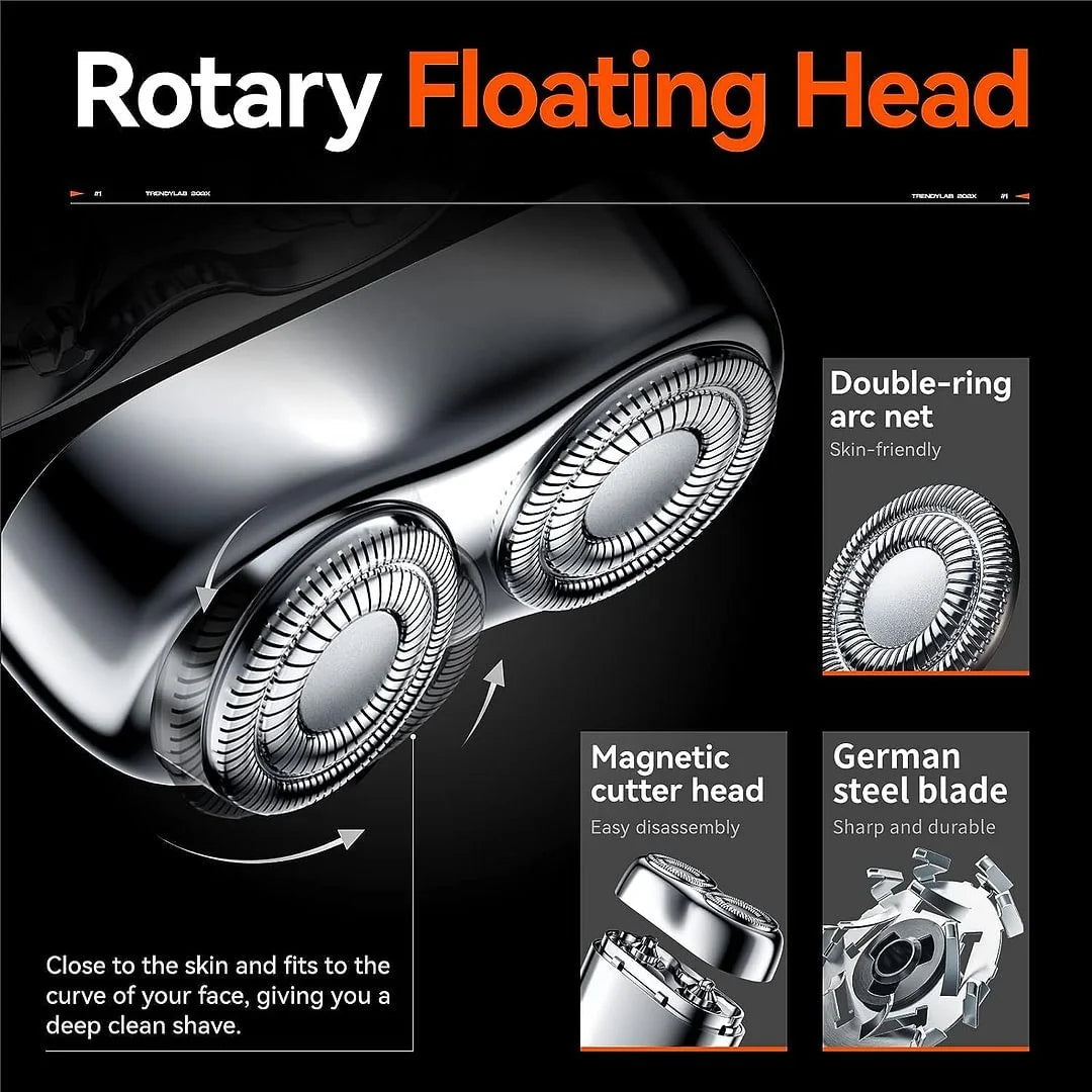 ✨HOT SALE✨2025 New Upgraded Mini Men's Shaver, Rechargeable Waterproof Compact Electric Shaver