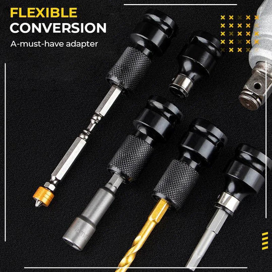 📢📢50% OFF !! ⏰ 1/4" Hex Shank Socket Converter – 1/2" to 1/4", Quick Release ⚙️