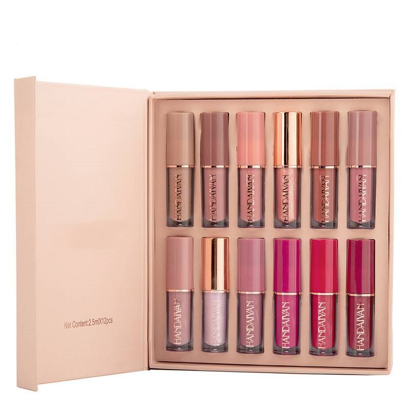 🎉Hot Sale🎉Long-Lasting Matte Lip Glaze Set – 6 Colors in One Box