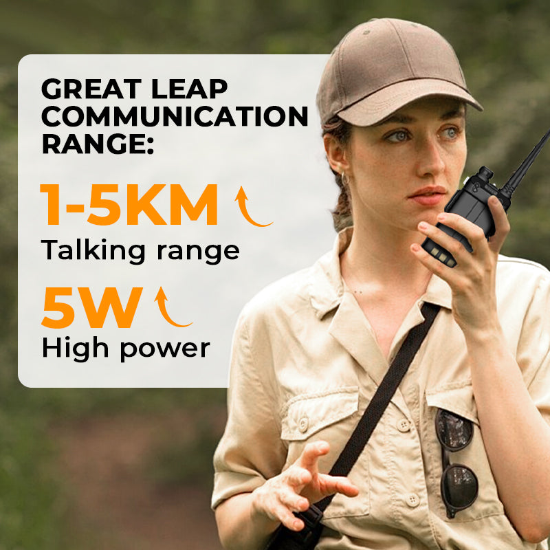 🔥Hot Sale 52% Off🔥📡 UV-5R Ham Radio Long Range UV5R Two Way Radio Dual Band Walkie