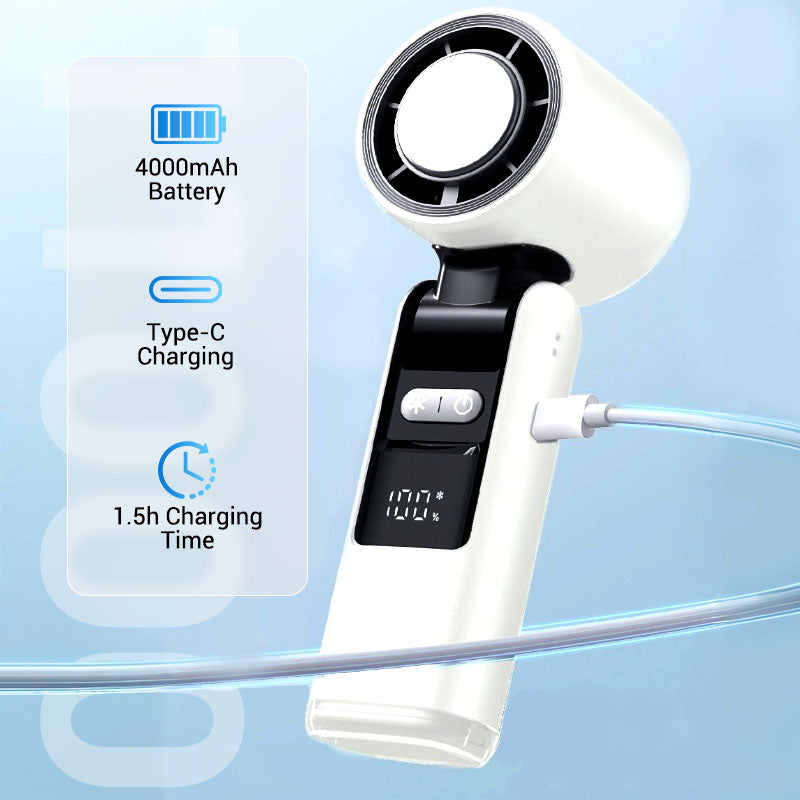 ❄️ Lucht leanúna fuaraithe láimhe beag 3 in 1 - Cumhacht gaoithe 199 luas &amp; feidhm fuaraithe oighir