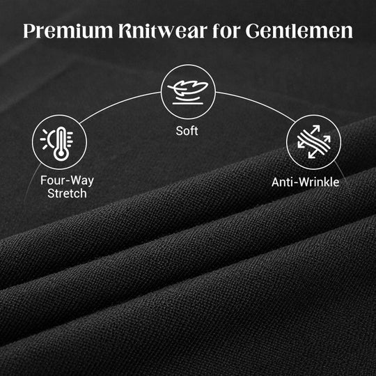 Suéter de cachemira premium de cor lisa para homes: compra 2 envío gratuíto