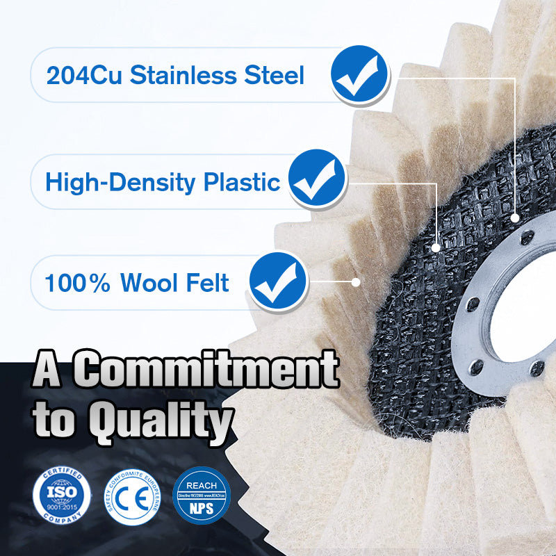 🎉Limited time 50% OFF✨Wool Felt Flap Polishing Disc