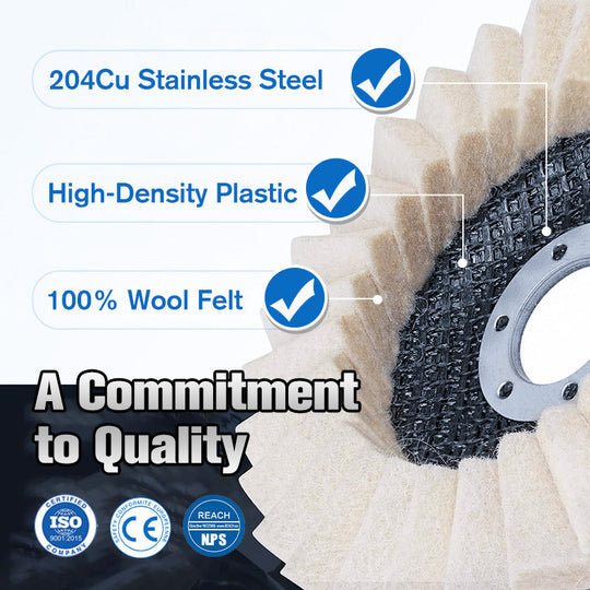 🎉Limited time 50% OFF✨Wool Felt Flap Polishing Disc